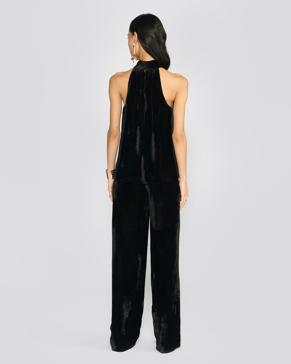 Talitha Amelia Black Velvet Co-ord Set