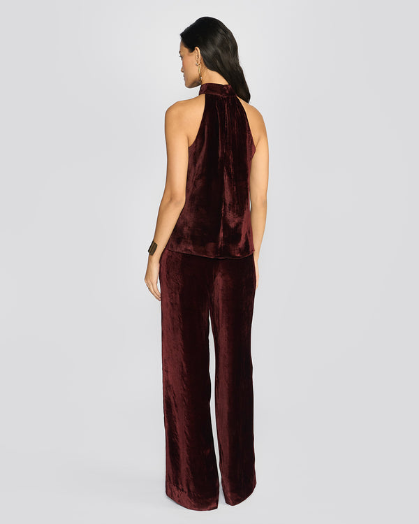 Talitha Amelia Wine Velvet Co-ord Set