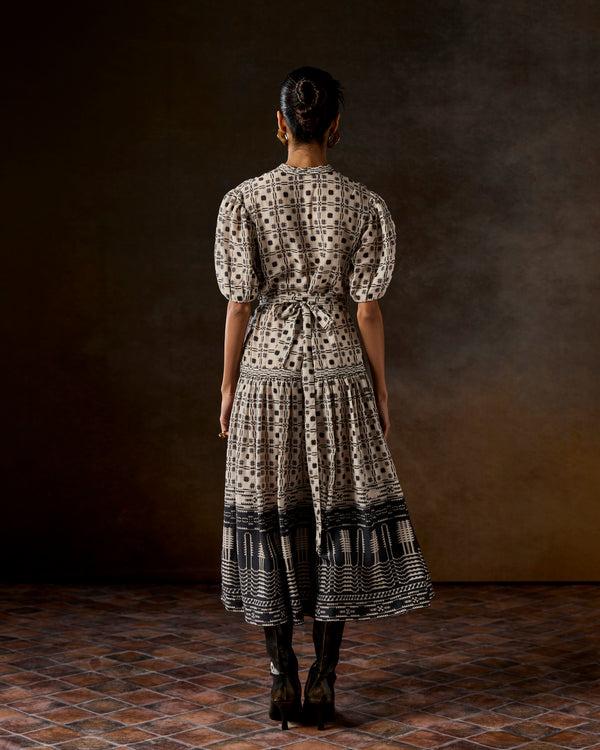 Talitha Audrey Ivory Printed Dress