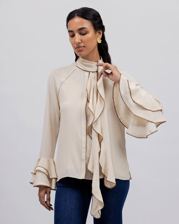 Talitha Avery Frill Blouse