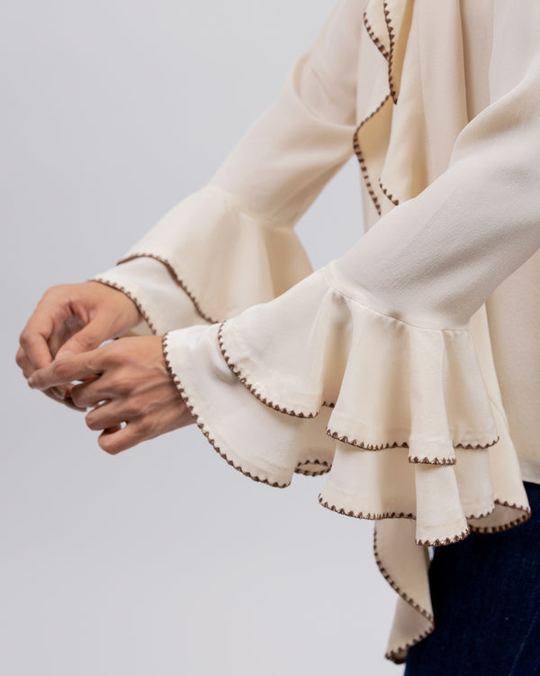 Talitha Avery Frill Blouse