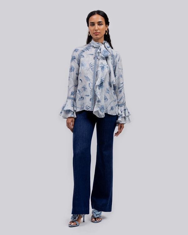 talitha Avery Frill Blouse