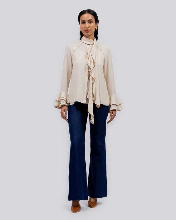 talitha Avery Frill Blouse