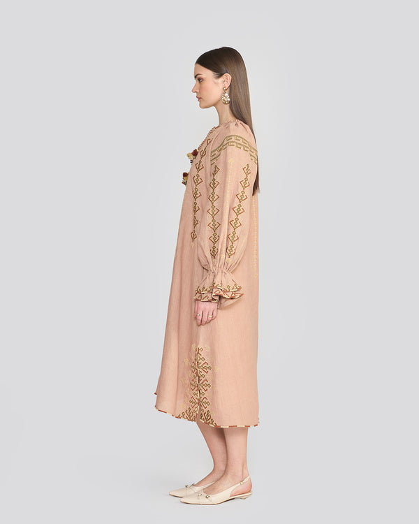 Talitha Chelsea Dusty Rose Embroidered Tunic