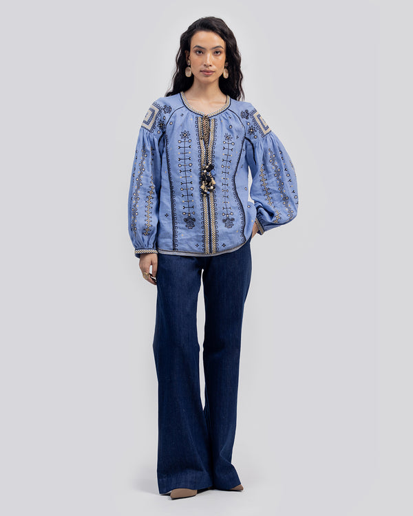 Talitha Eloise Embroidered Blouse