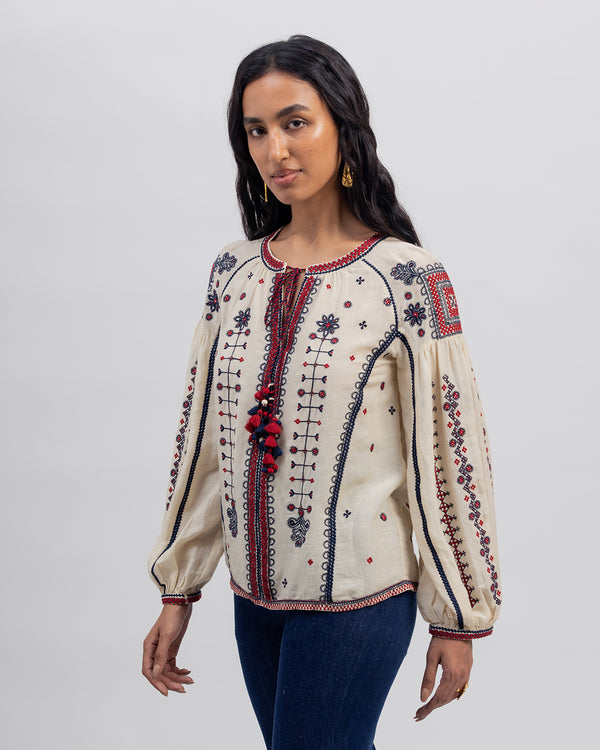 Talitha Eloise Embroidered Blouse
