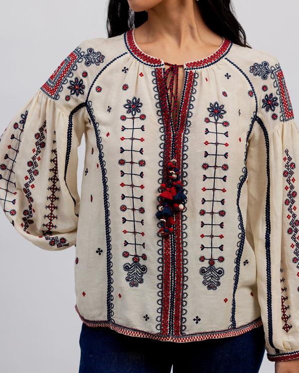 Talitha Eloise Embroidered Blouse