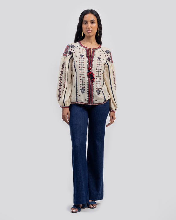 talitha Eloise Embroidered Blouse