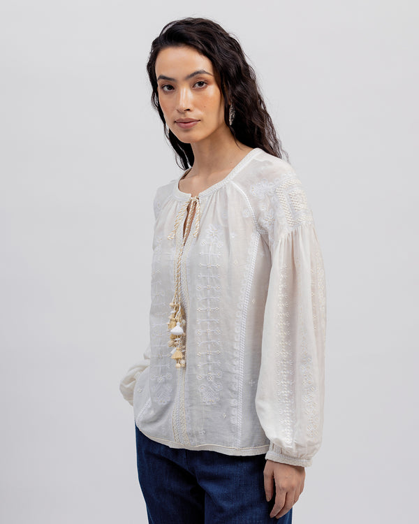 Talitha Eloise Embroidered Blouse