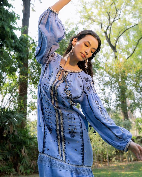 talitha Eloise Embroidered Dress