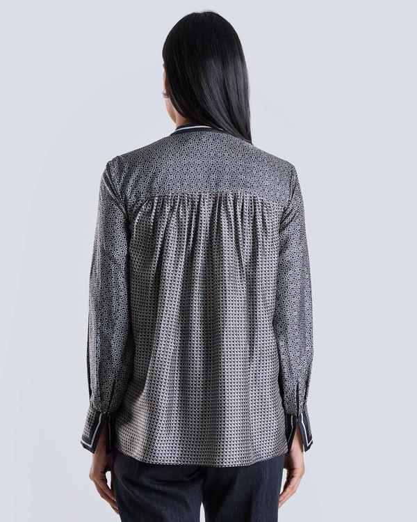 Talitha Elyssia Geometric Print Blouse
