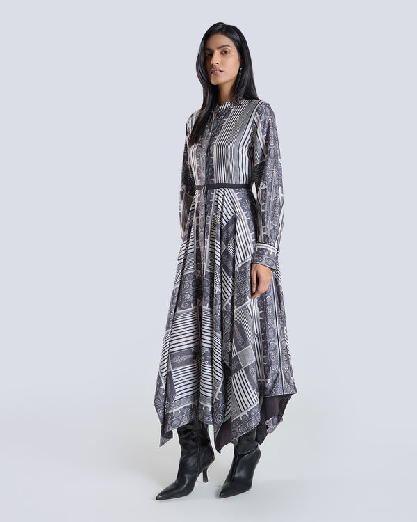 Talitha Elyssia Scarf Print Dress