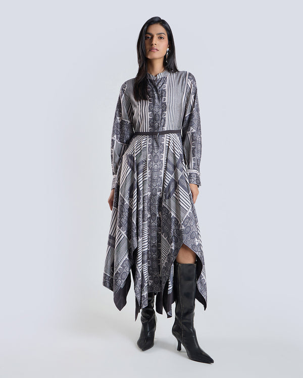 talitha Elyssia Scarf Print Dress