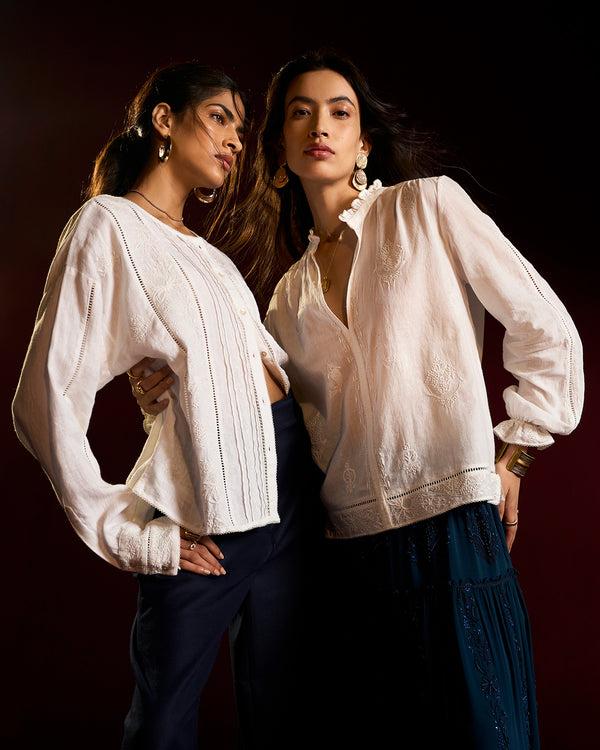 talitha Evelyn Chikan Shirt