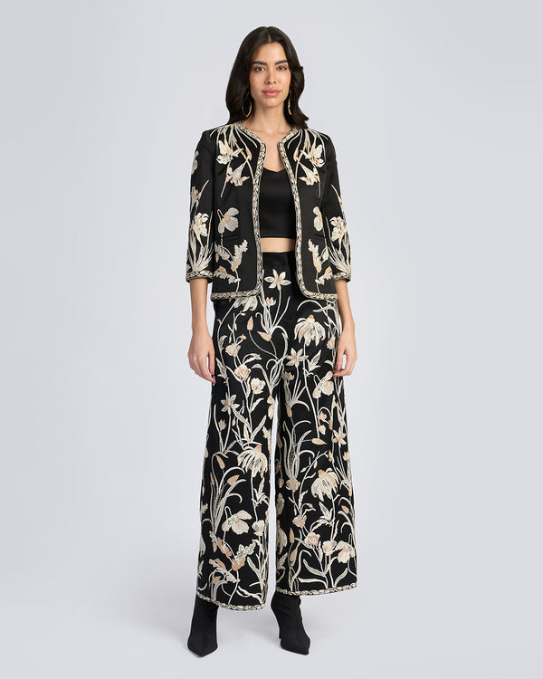 Talitha Floral Hand Embroidered Jacket