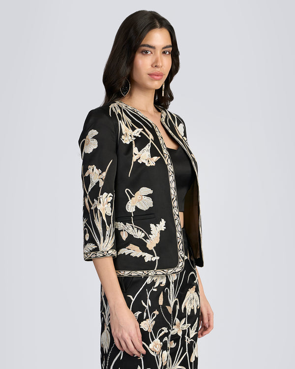 Talitha Floral Hand Embroidered Jacket