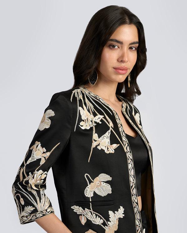 Talitha Floral Hand Embroidered Jacket