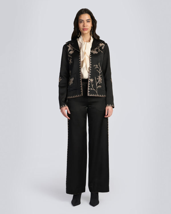 Talitha Floral Zardozi Embroidered Jacket