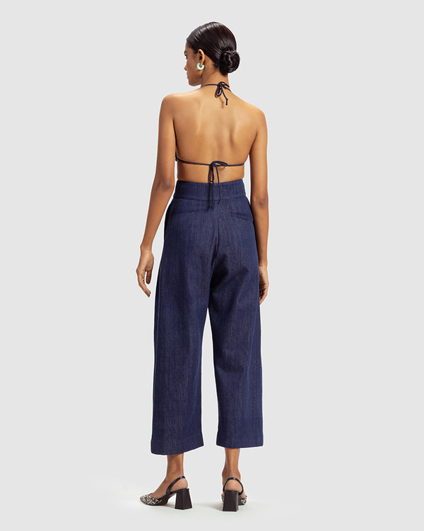 Talitha Handwoven Pleat Front Pant