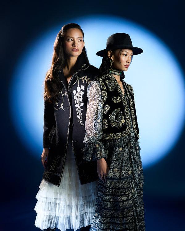 talitha Kiera Long Parsi Gara Jacket