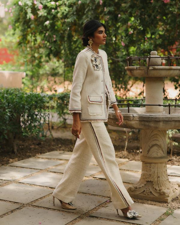 talitha Lydia Ivory Straight Pants