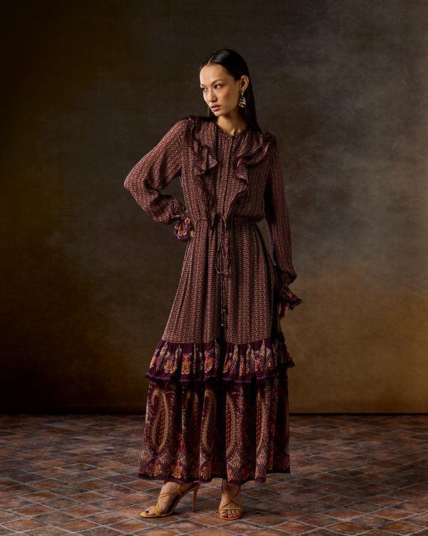 Talitha Maise Muticoloured Ruffle Dress