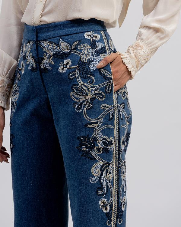 Talitha Mira Embroidered Pant