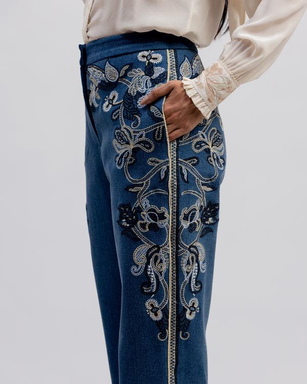Talitha Mira Embroidered Pant