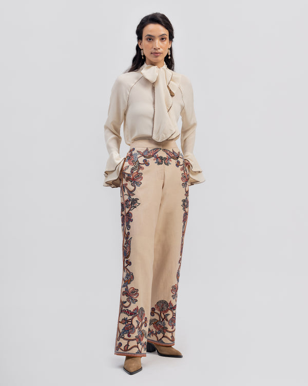 talitha Mira Embroidered Pant