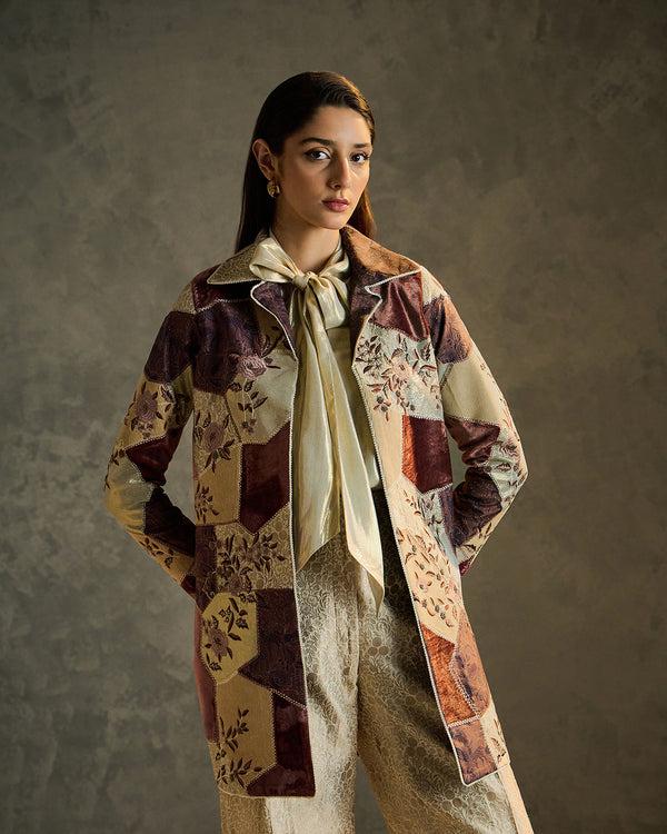 Talitha Mirella Long Patchwork Jacket