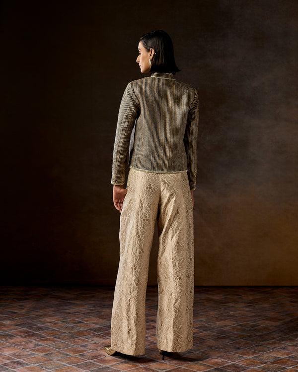 Talitha Nesrin Embroidered Tussar Jacket