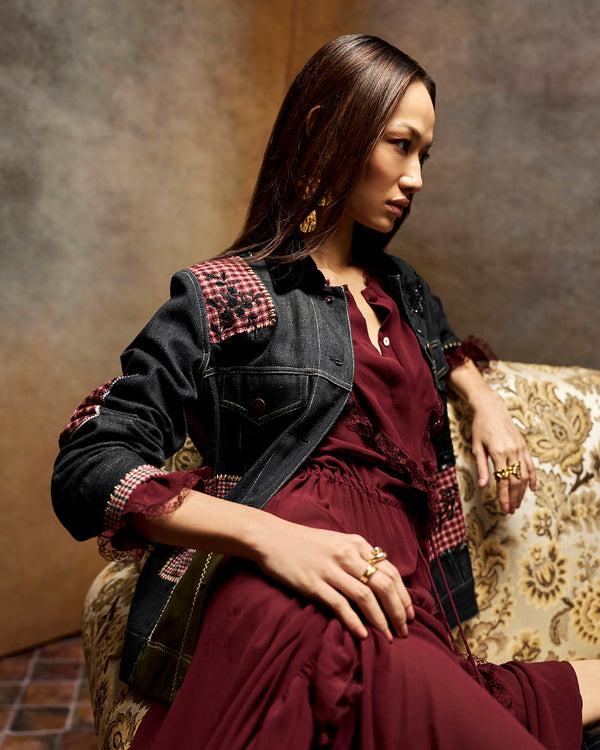 talitha Nina Patchwork Denim Jacket