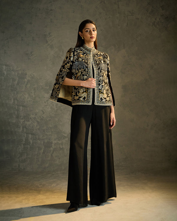 talitha Petra Embroidered Cape