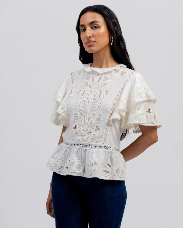 Talitha Pia Cutwork Top