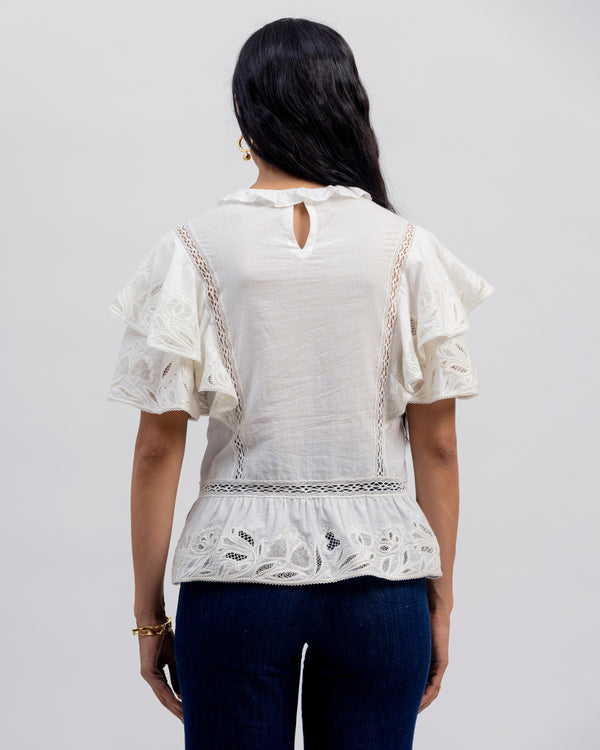 Talitha Pia Cutwork Top