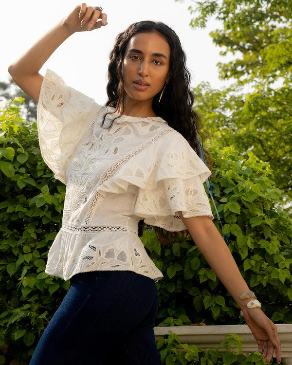 talitha Pia Cutwork Top