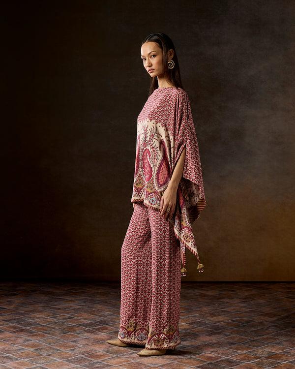 Talitha Rosa Pink Printed Kaftan Co-ord Set