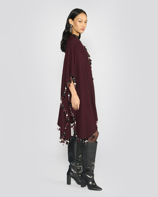 Talitha Sierra Tasseled Ruana