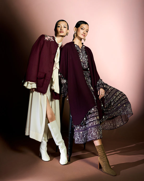 talitha Sierra Tasseled Ruana