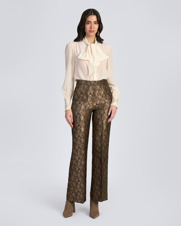 talitha Silk Brocade Tara Pant