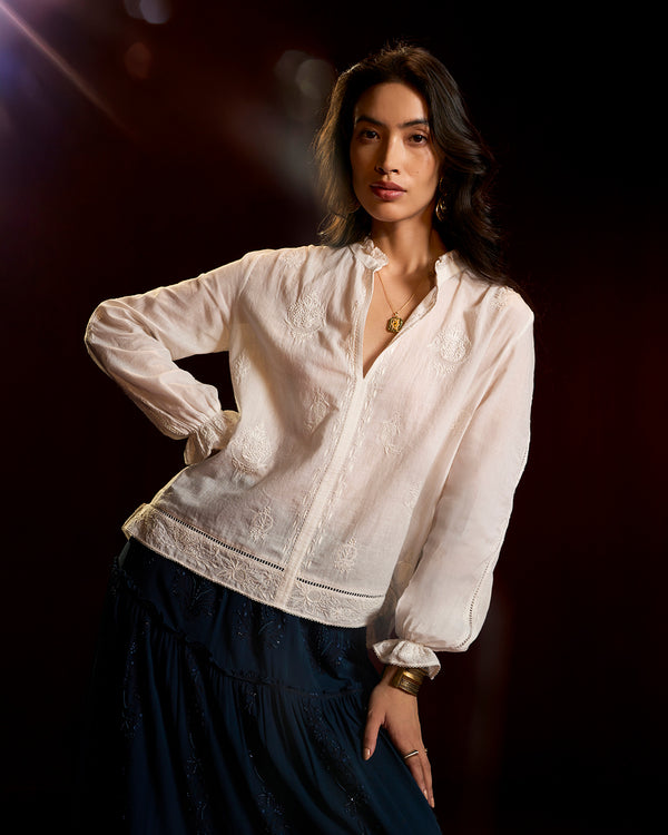 talitha Vanessa Chikan Blouse