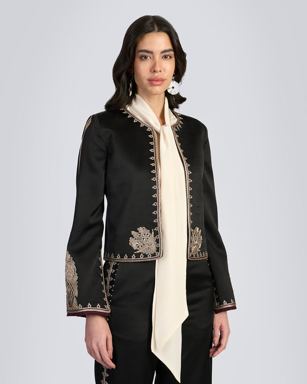 Talitha Zar Couching Silk Jacket