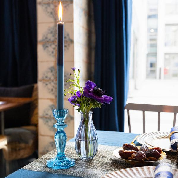 Talking Tables 2 Tone Ombre Blue Dinner Candles - 2 Pack