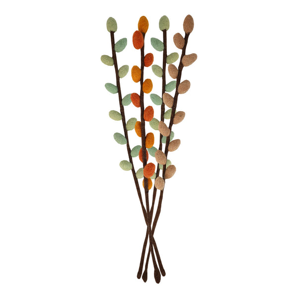 talking tables Autumnal Felt Branch Decorations - 4 Pack