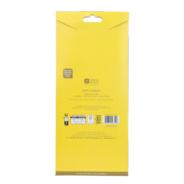 Talking Tables Birthday Icons Tissue Paper - 4 Sheets