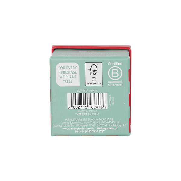 Talking Tables Bon Noel After Dinner Christmas Trivia