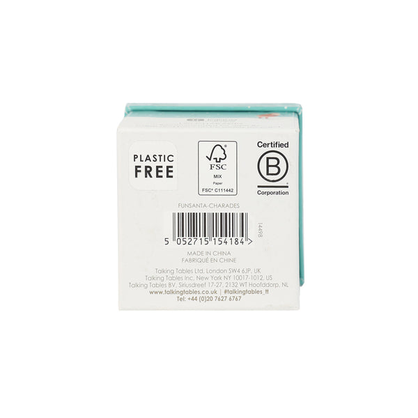 Talking Tables Christmas Santa Charades Game - 60 Cards