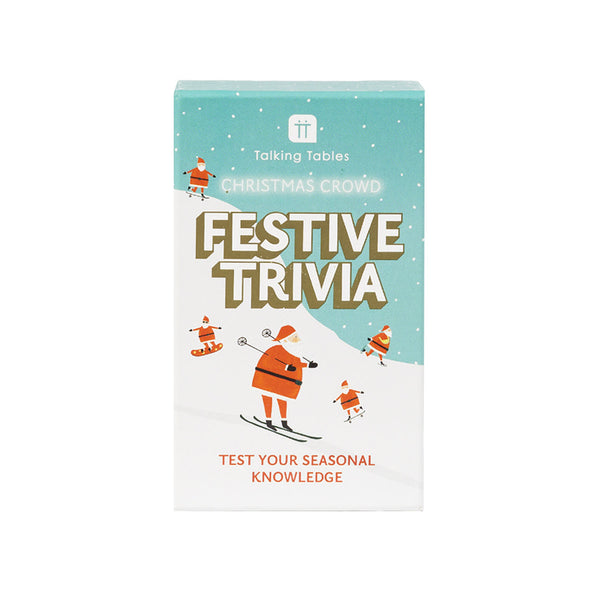 talking tables Christmas Santa Festive Trivia Game - 100 Questions