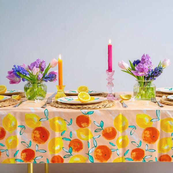 Talking Tables Citrus Fruit Recyclable Paper Table Cover