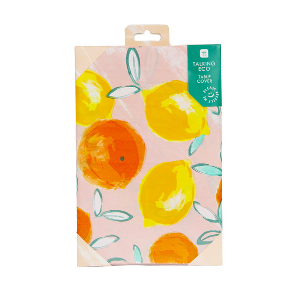 talking tables Citrus Fruit Recyclable Paper Table Cover